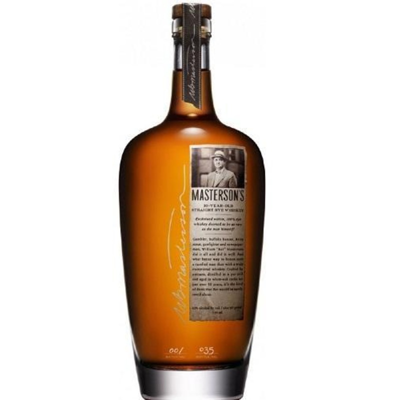 Mastersons 10Yr Straight Rye Canadian Whiskey - 750ML