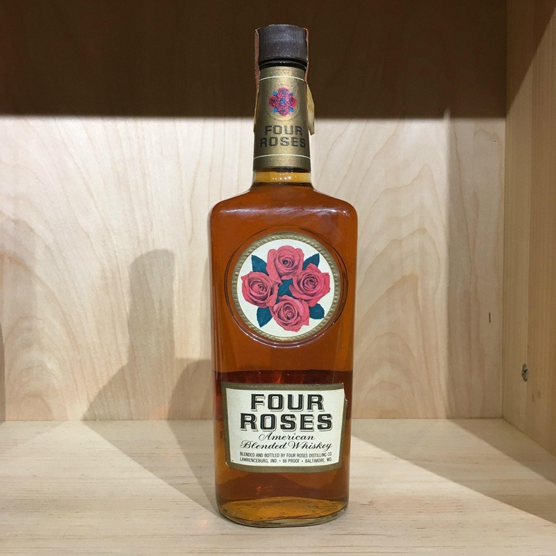Vintage Four Roses American Blended Whiskey, 86 pf 1970