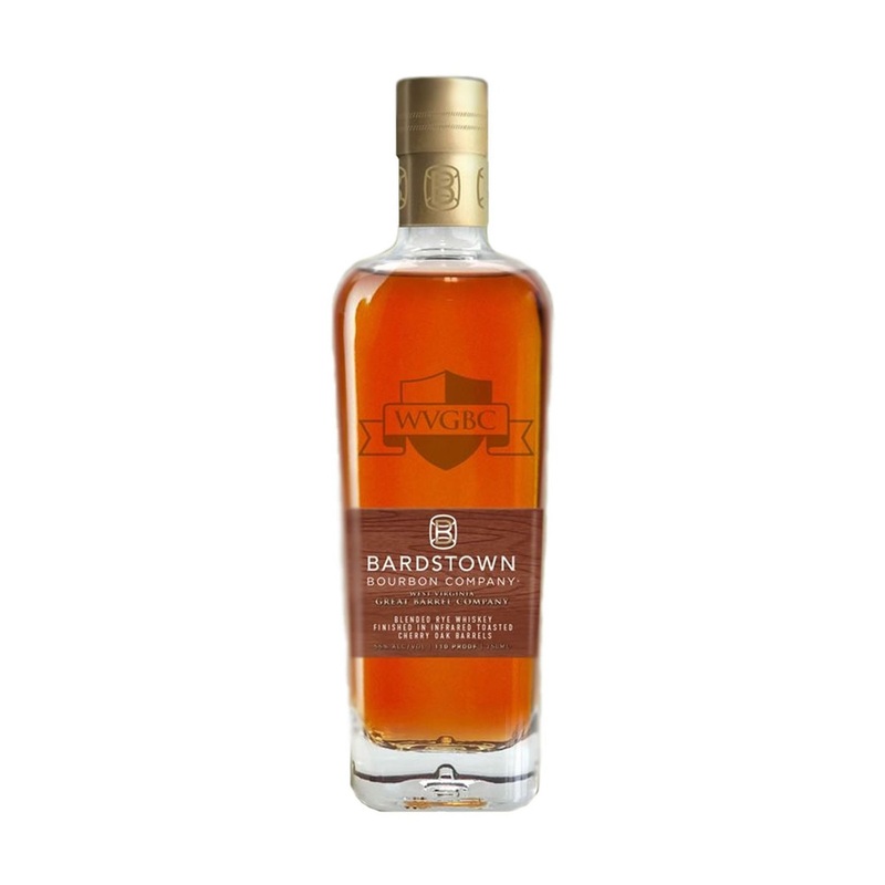 Bardstown Bourbon Company West Virginia Great Barrel Company Blended Rye Whiskey Finished in Infrared Toasted Cherry Oak Barrels
