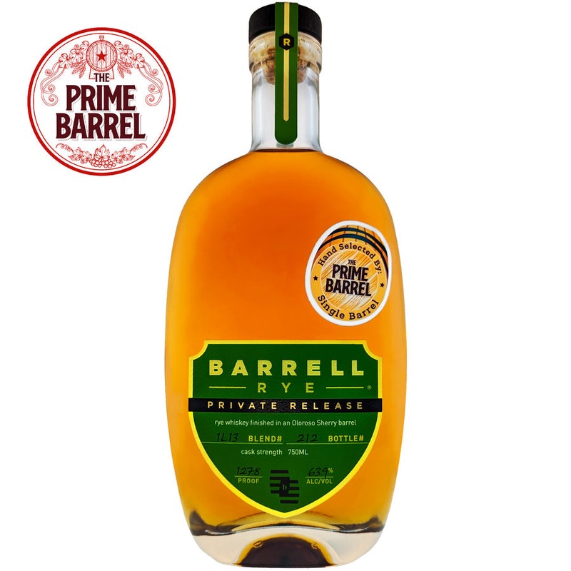 Barrell Craft Spirits Private Release "Cranky Kong" Rye Whiskey Finished in Oloroso Sherry Barrel The Prime Barrel Pick #74