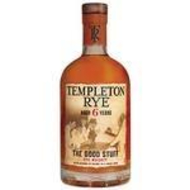 Templeton 6 Years Rye Whiskey