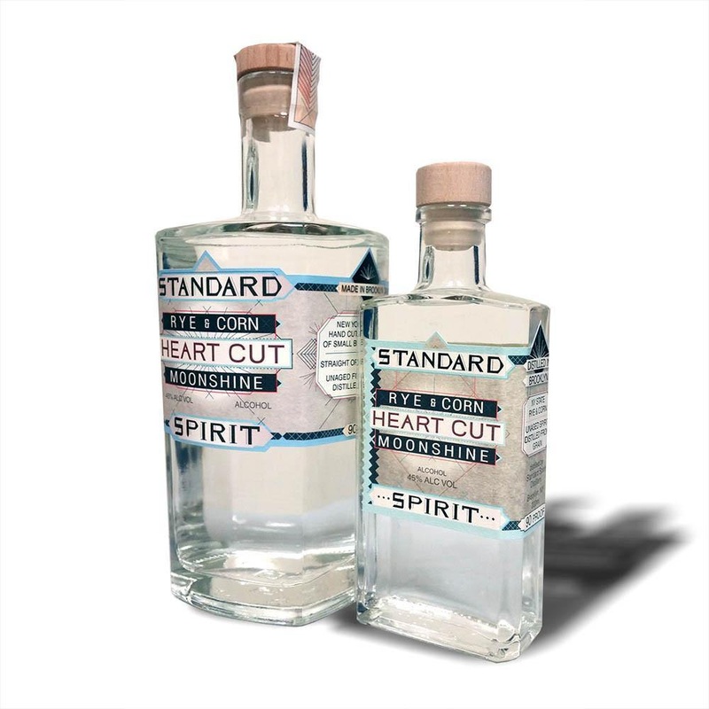 Standard Spirit Distillery Rye and Corn Heart Cut Moonshine