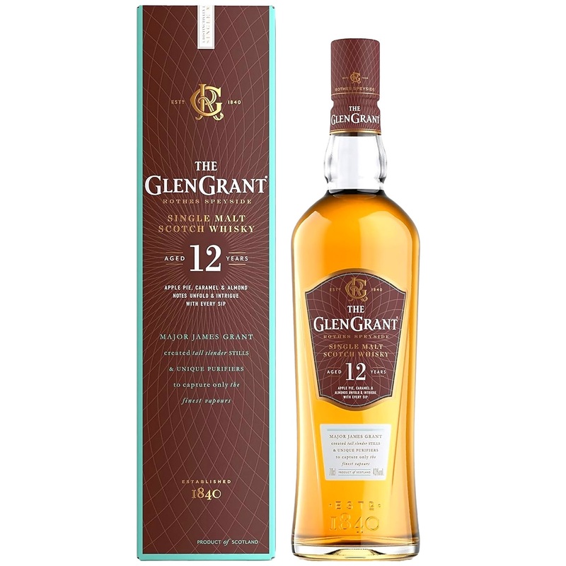The Glen Grant 12 Years  Rothes Speyside Single Malt Scotch Whisky