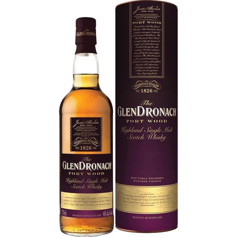 The GlenDronach Port Wood Highland Single Malt Scotch Whisky