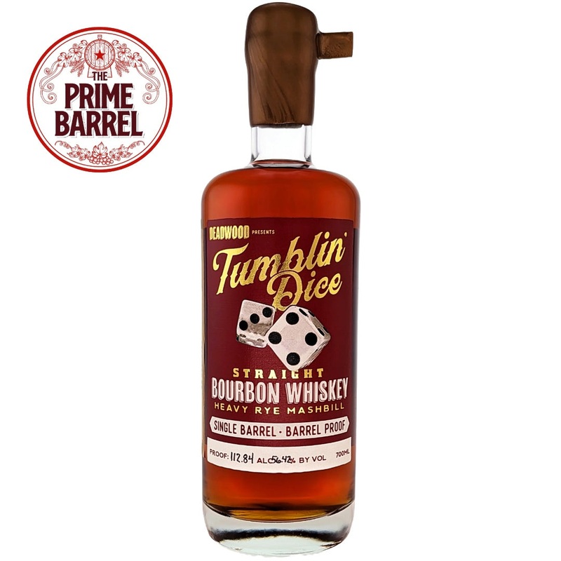Tumblin Dice "A Natural" 7 Year  Single Barrel Straight Bourbon Whiskey The Prime Barrel Pick #123