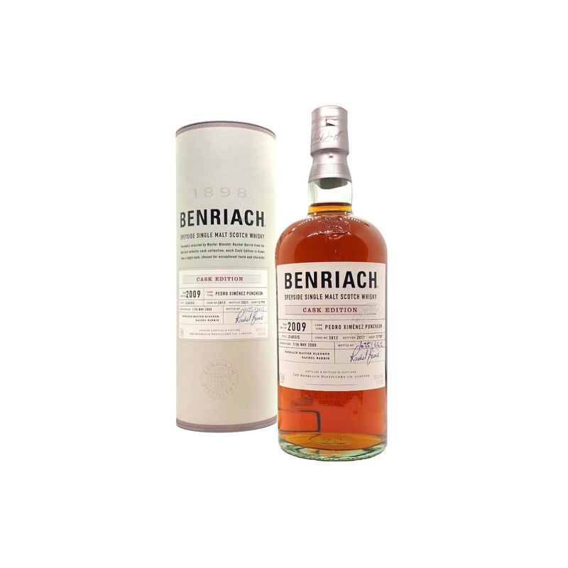 Benriach 2009 Pedro Ximnez Puncheon Cask Edition Speyside Single Malt Scotch Whisky