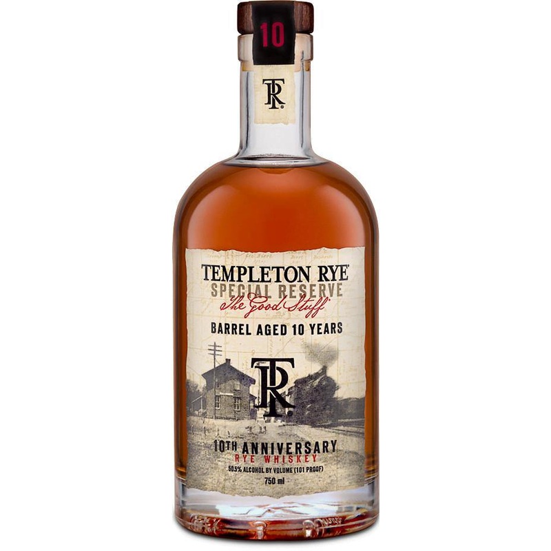 Templeton 10 Years Anniversary Rye Whiskey