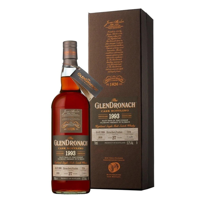 The GlenDronach 27 Years Cask Bottling Distilled 1993 Highland Single Malt Scotch Whisky