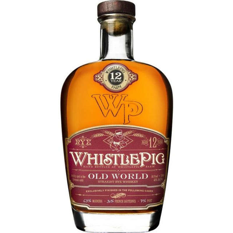 WhistlePig Old World Aged 12 Years Straight Rye Whiskey