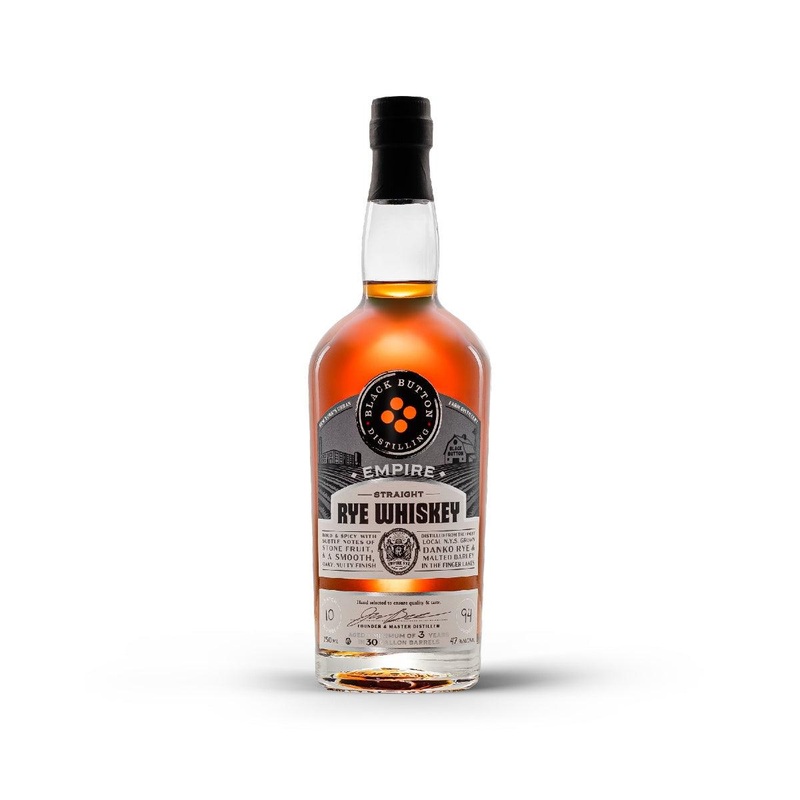 Black Button Distilling Empire Straight Rye Whiskey