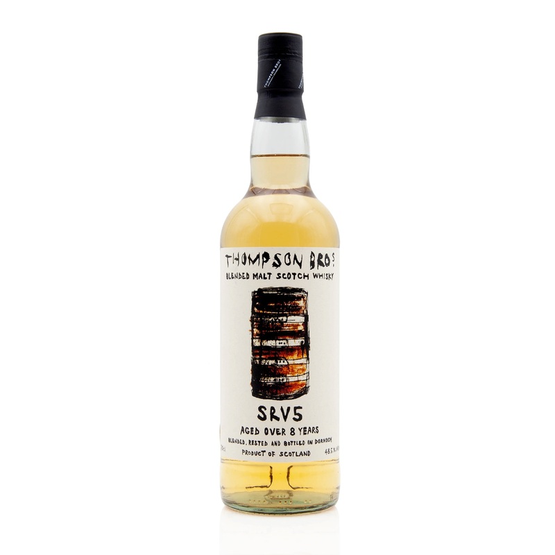 Thompson Bros. Redacted Bros. 8 Years Old Oak Cask SRV5 Blended Malt Scotch Whiskey