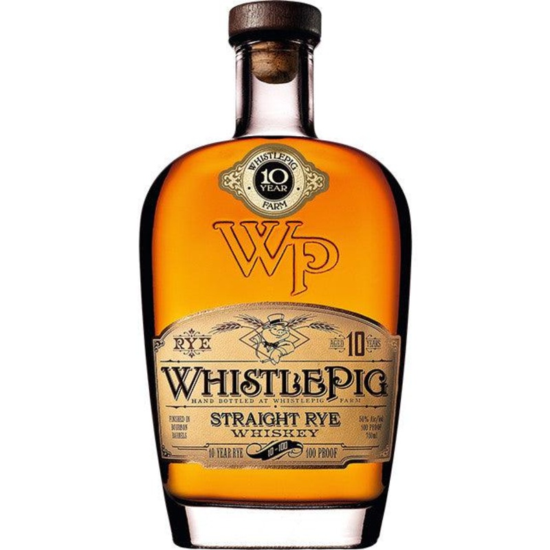 WhistlePig Aged 10 Years Straight Rye Whiskey