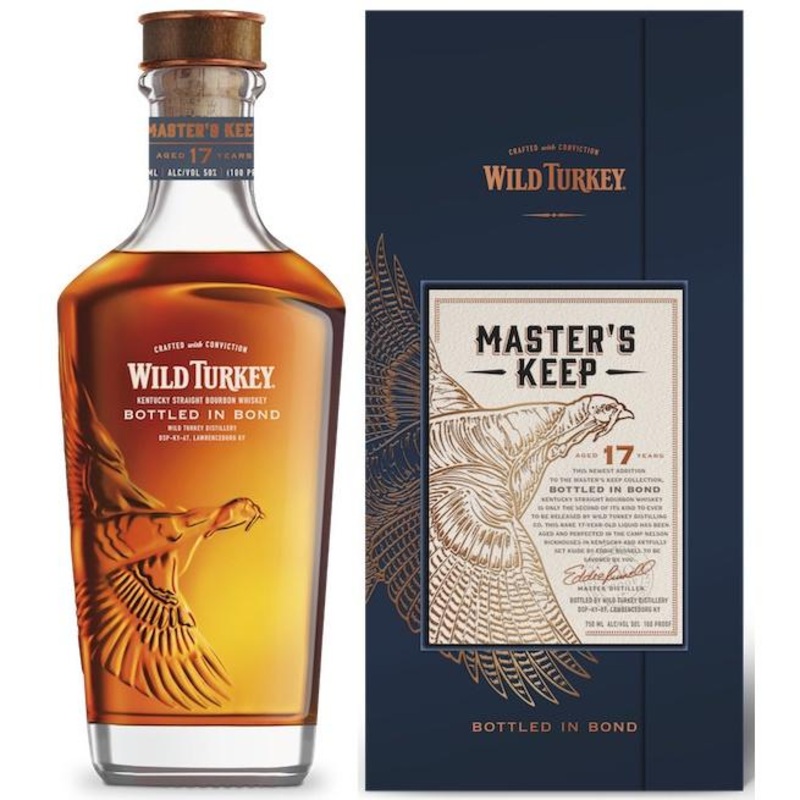Wild Turkey 17 Years Master's Keep Bottle in Bond Kentucky Straight Bourbon Whiskey