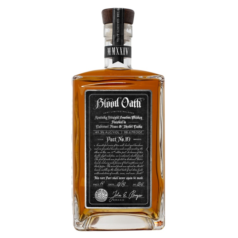 Blood Oath Kentucky Straight Bourbon Whiskey Pact No.10