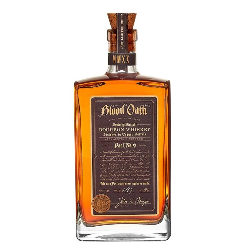 Blood Oath Kentucky Straight Bourbon Whiskey Pact No.6