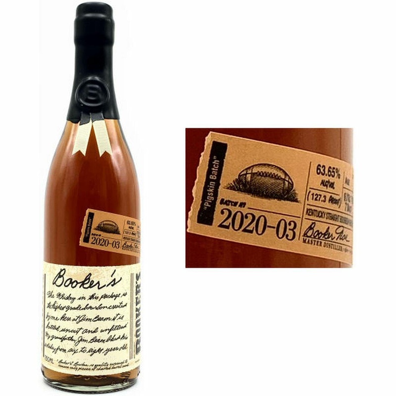 Booker's "Pigskin Batch" Kentucky Straight Bourbon Whiskey