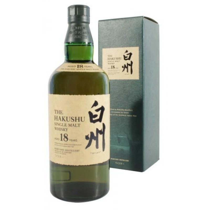 The Hakushu 18 Years Single Malt Japanese Whisky