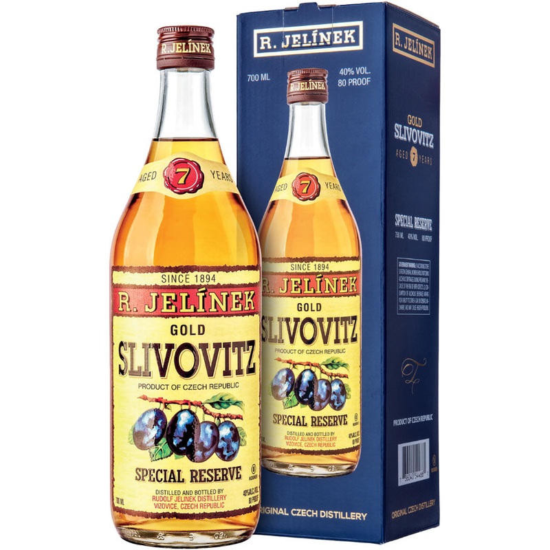Jelinek Slivovitz Gold Plum Brandy 7 Year Old 700ml