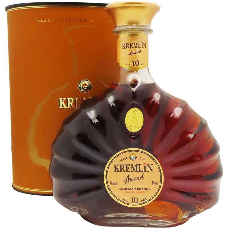 Kremlin Award Armenian Brandy 10 Year Old 750ml