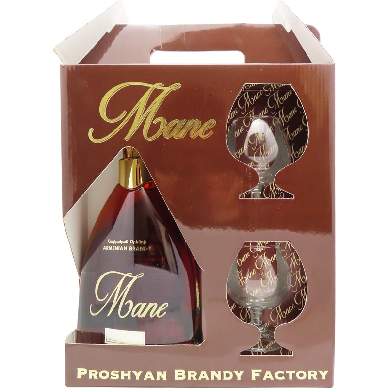 Mane 5 Year Old Armenian Brandy Gift Set 750ml