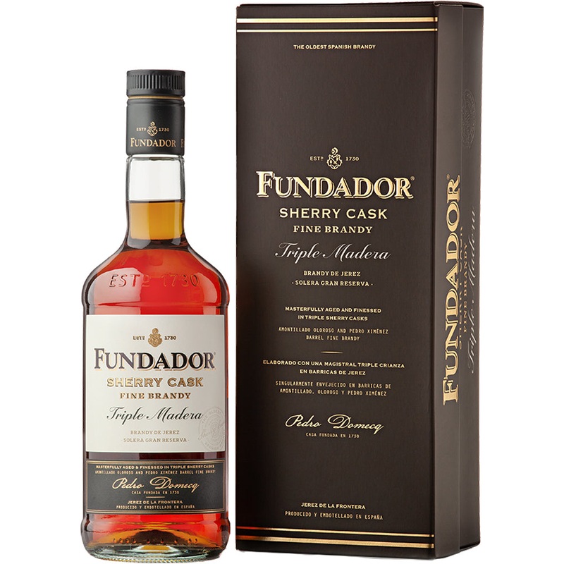 Fundador Solera Triple Madera Sherry Cask Brandy 750ml