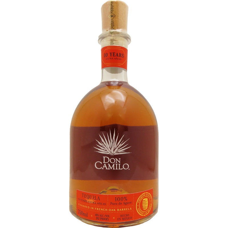 Don Camilo 10 Year Old Extra Anejo Organic Tequila 750ml
