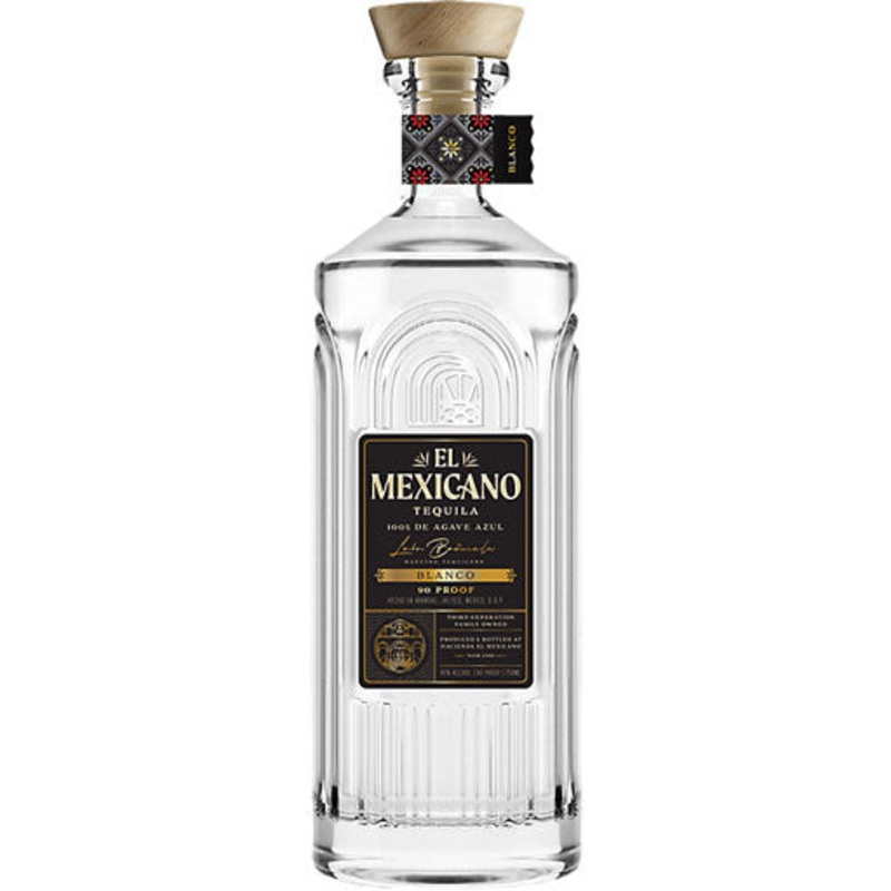 El Mexicano Tequila Blanco 90 Proof 750ml