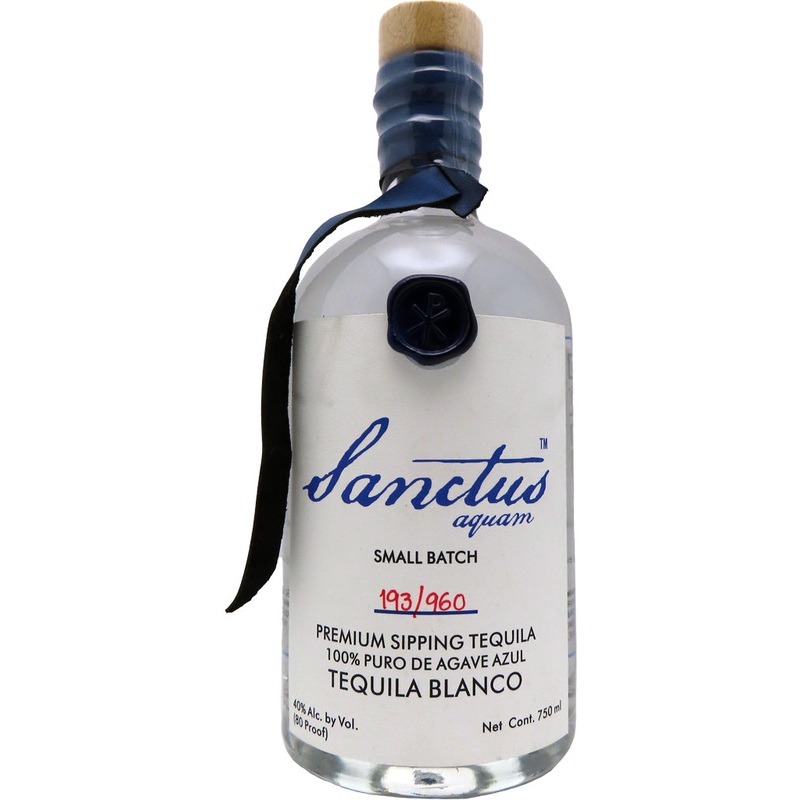 Sanctus Aquam Blanco Tequila 750ml