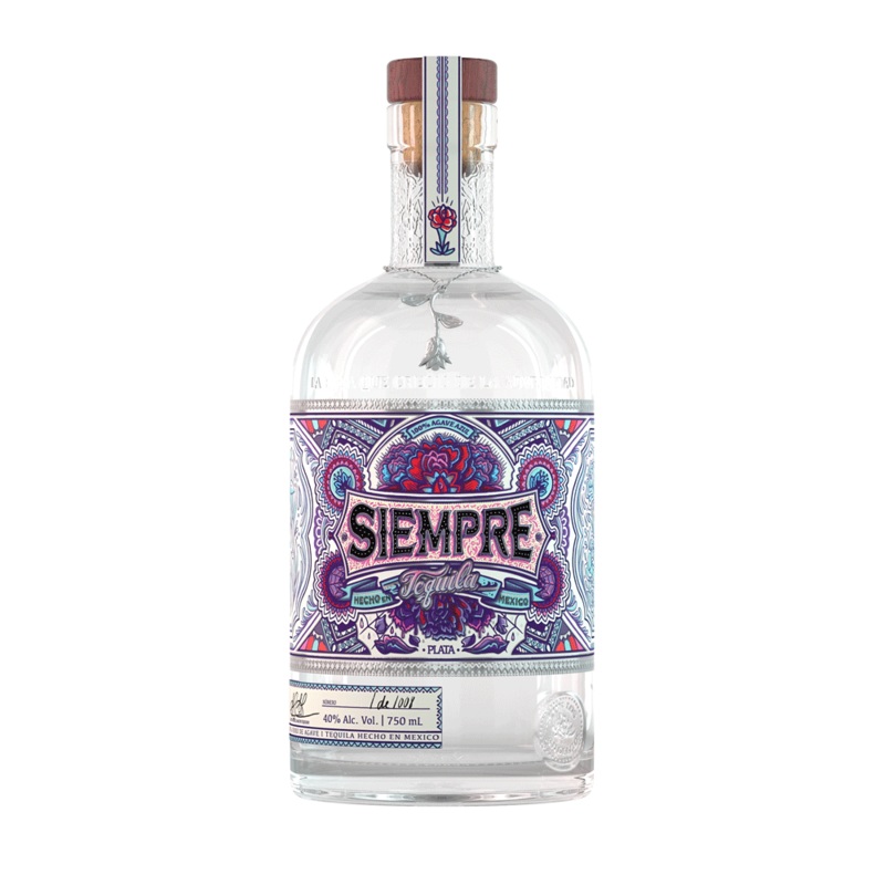 Siempre Plata Tequlia 750ml