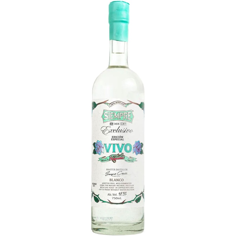 Siempre Vivo Blanco Tequila 750ml
