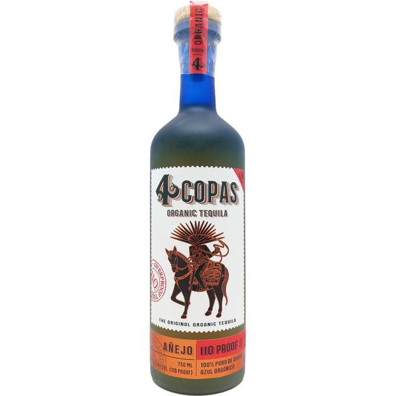4 Copas Anejo Tequila 110 Poof 750ml