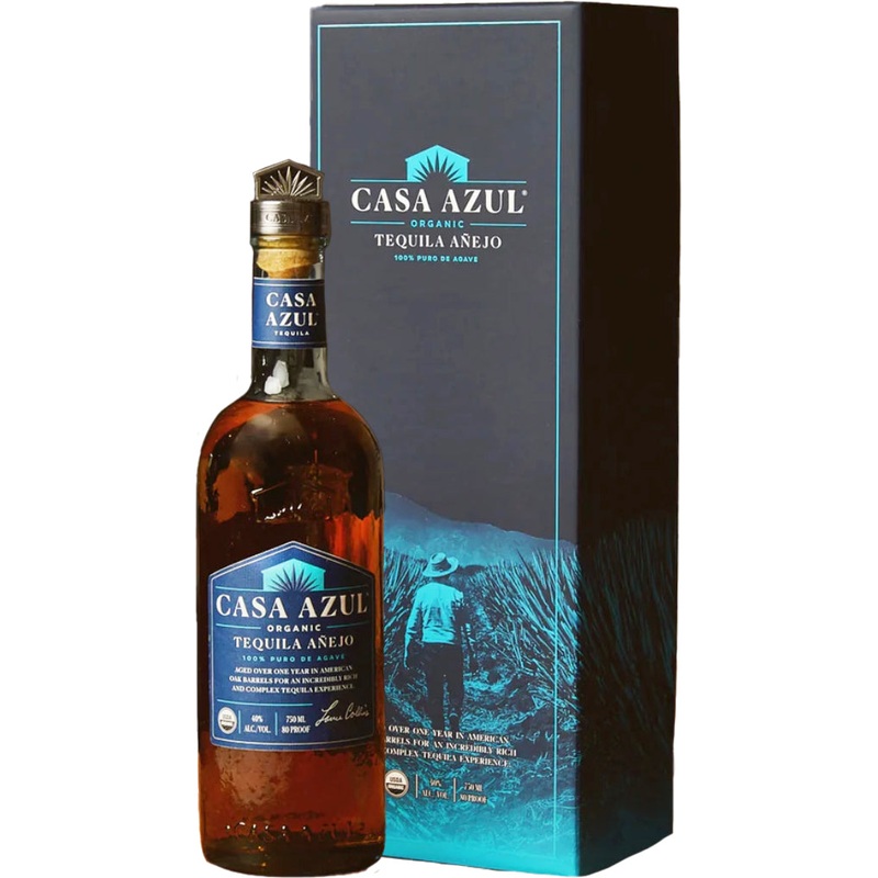 Casa Azul Organic Tequila Anejo 750ml