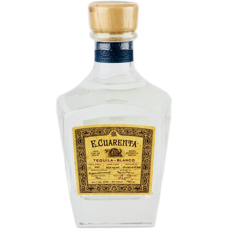 E Cuarenta Tequila Blanco 750ml