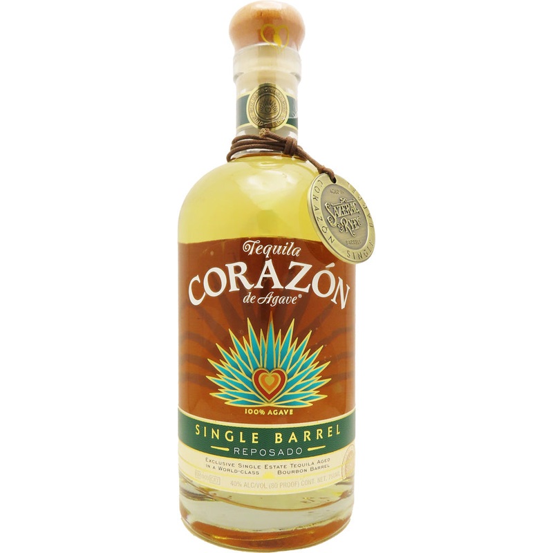 Corazon Reposado Tequila Single Barrel Aged in Sazerac Rye Barrels 750ml