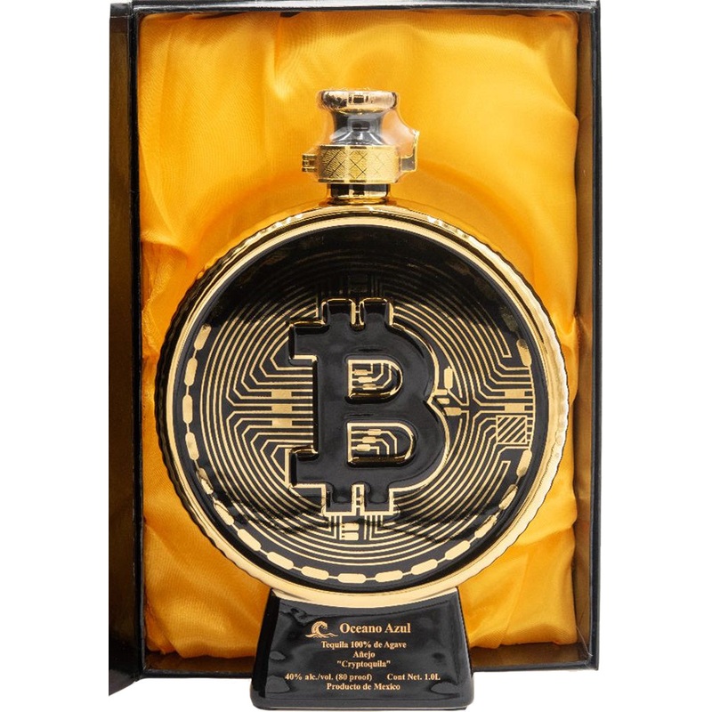 Oceano Azul Cryptoquila Anejo Tequila 1L