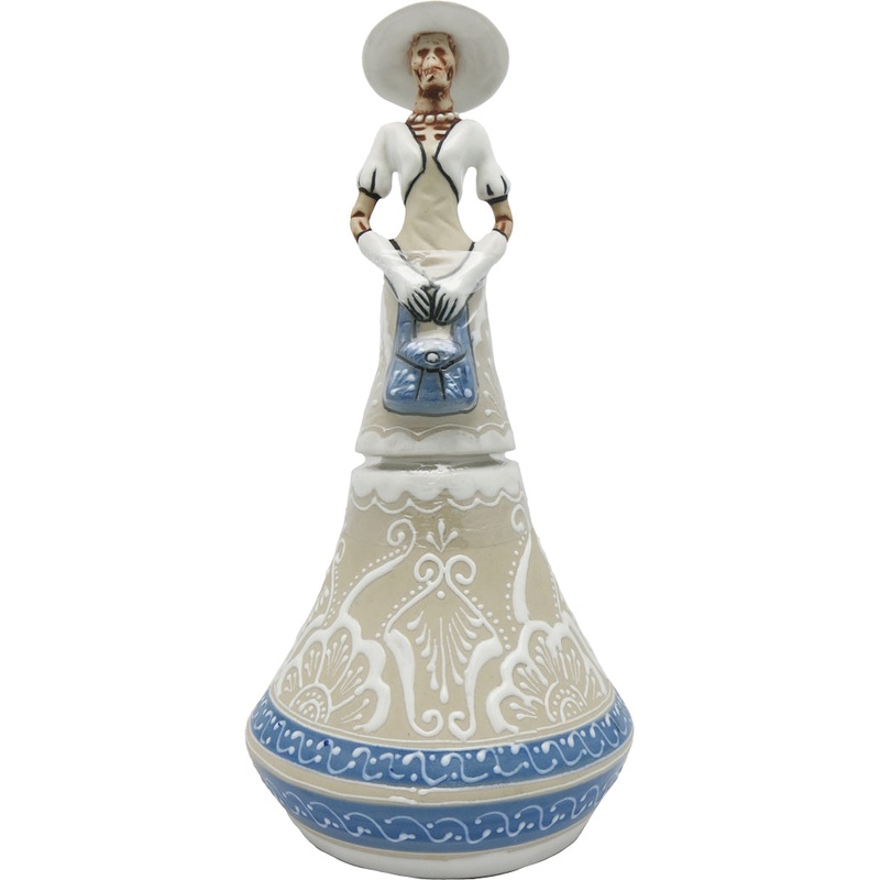 Riqueza Azul Anejo Catrina Ceramic 750ml