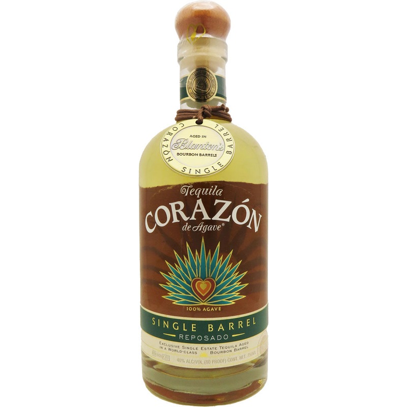 Corazon Reposado Tequila Single Barrel Aged in Blanton's Bourbon Barrels 750ml