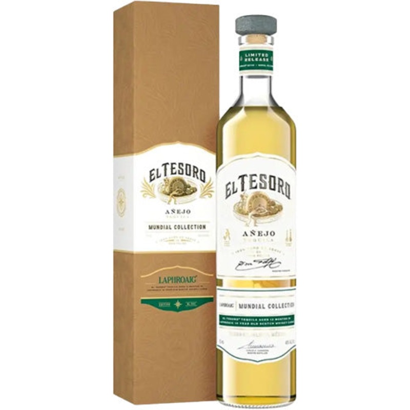 El Tesoro Tequila Anejo Mundial Collection Laphroaig Edition 750ml