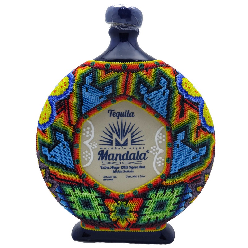 Mandala Tequila Extra Anejo Beaded Huichol Edition 1L