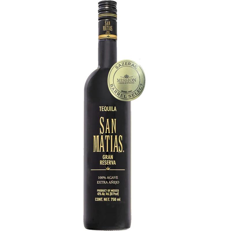 San Matias Mission Exclusive Barrel Select Gran Reserva Extra Anejo 750ml