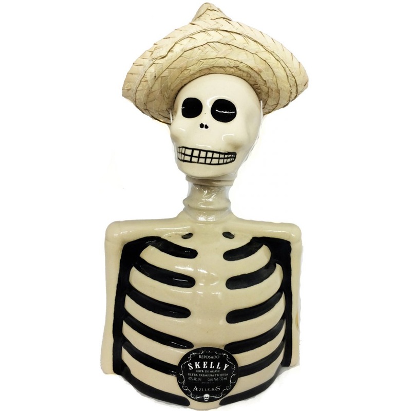 Skelly Reposado Ceramic Tequila 750ml