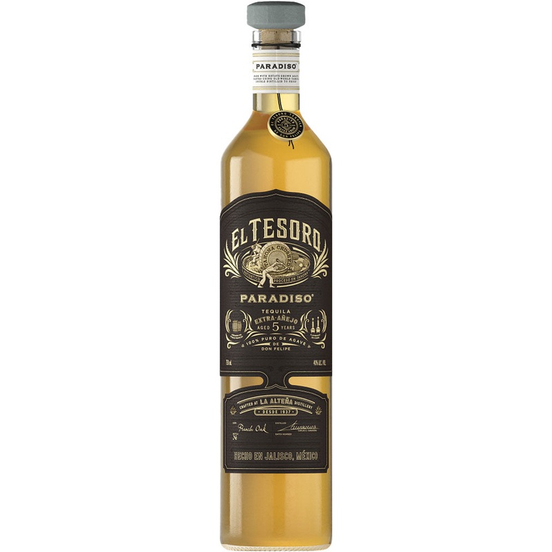 El Tesoro Tequila Paradiso Extra Anejo 5 Year Old 750ml