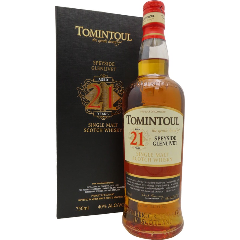 Tomintoul Single Malt Scotch 21 Year Old 750ml