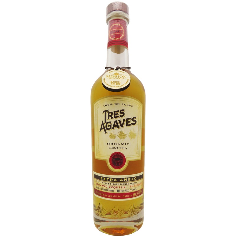 Tres Agaves "Mission Exclusive" Single Barrel Extra Anejo Tequila 750ml