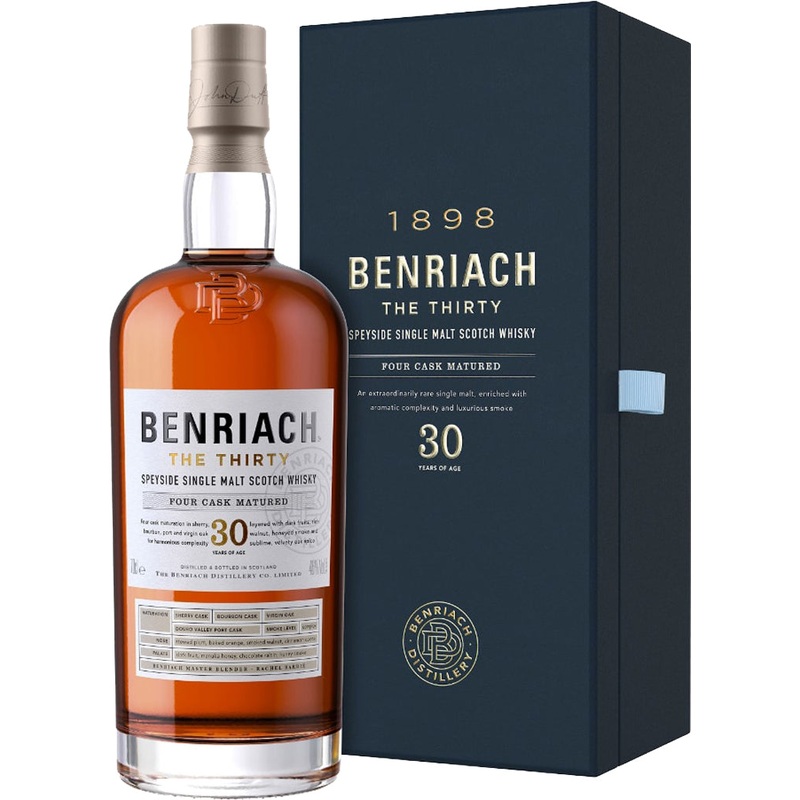 Benriach Four Cask Maturation 30 Year Old Single Malt Whisky 750ml