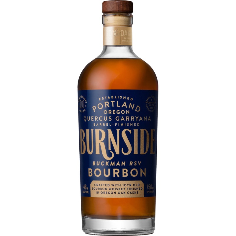 Burnside Buckman Reserve Bourbon Whiskey 10 Year Old 750ml