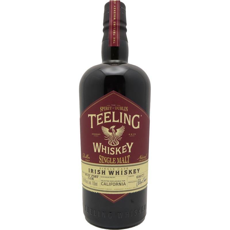 Teeling Ruby Port Cask Single Malt Irish Whiskey 750ml