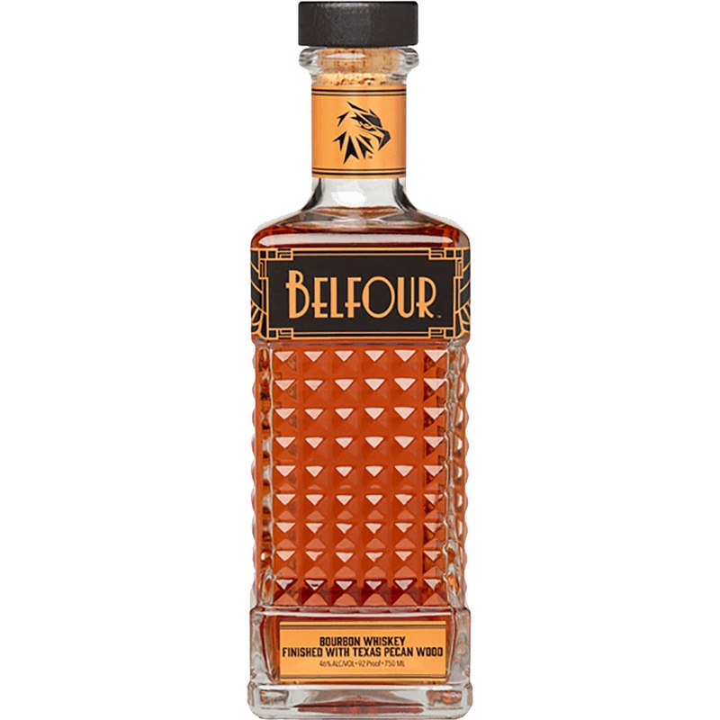 Belfour Bourbon Whiskey Texas Pecan Wood Finish 750ml