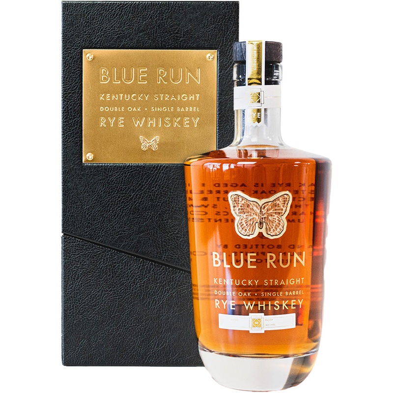 Blue Run Double Oak Single Barrel Kentucky Straight Rye Whiskey 750ml