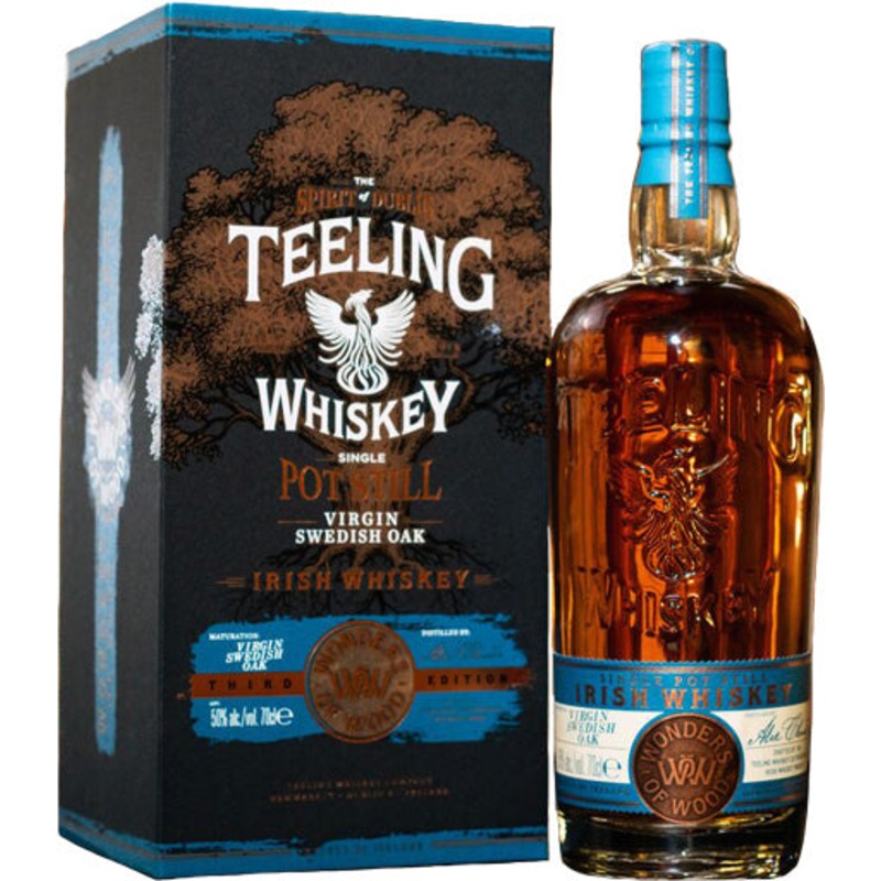 Teeling "Wonders Of Wood" Third Edition Virgin Swedish Oak Pot Still Irish Whiskey 700ml